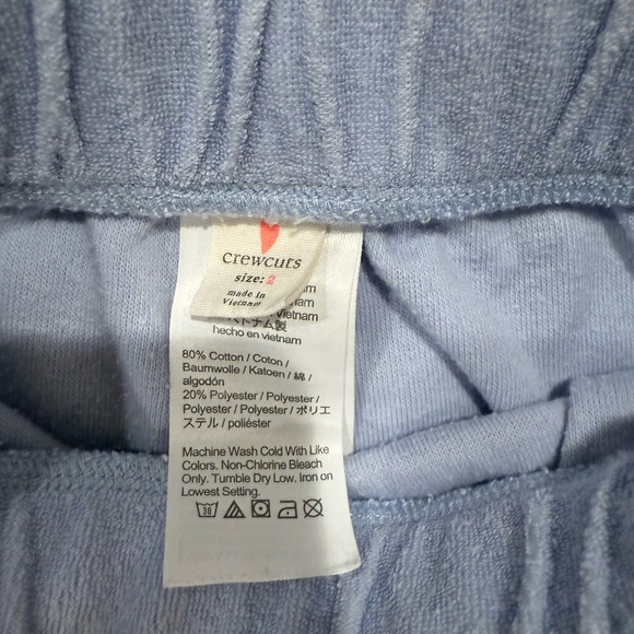 Crewcuts Soft Blue Ruffle Shorts - Picture 2 of 2